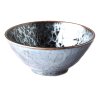 Opdienchaal BLACK PEARL 20 cm, 800 ml, zwart, keramiek, MIJ