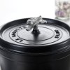 Dekselknop RABBIT, zilver, Staub