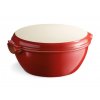 Broodvorm 32,5 x 30 cm, bordeauxrood, Emile Henry