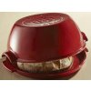 Broodvorm 32,5 x 30 cm, bordeauxrood, Emile Henry