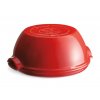 Broodvorm 32,5 x 30 cm, bordeauxrood, Emile Henry