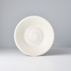 Opdienchaal RECYCLED 23 cm, 450 ml, wit, keramiek, MIJ