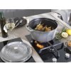 Lage braadpan 24 cm, zwart, gietijzer, Staub