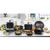 Wok CHOC RESTO EXTREME 32 cm, met anti-aanbaklaag, aluminium, De Buyer