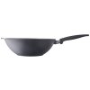 Wok DIAMOND LITE 32 cm, voor inductie, titanium, WOLL