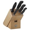 Messenblokset TWIN FOUR STAR , 6-delig, beukenhout, Zwilling