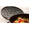 Lage braadpan 28 cm, gietijzer, grenadine, Staub