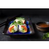 Sushibord COBALT BLUE 21 x 13 cm, MIJ