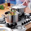 Hoge soeppan GOURMET PLUS 24 cm, mat roestvrij staal, WMF