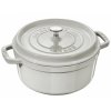 Braadpan COCOTTE 28 cm, rond, witte truffel, gietijzer, Staub