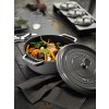 Lage braadpan 28 cm, kersenrood, Staub