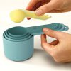 Maatlepel OPAL NEST, set van 8 stuks, blauw en geel, Joseph Joseph