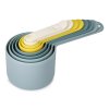 Maatlepel OPAL NEST, set van 8 stuks, blauw en geel, Joseph Joseph