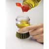 Afwasborstel met zeepdispenser PALM SCRUB, grijs, Joseph Joseph