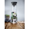 Waterkaraf BASIC 1 l, met zwart deksel, WMF