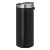 Touch prullenbak TOUCH BIN NEW 30 l, mat zwart met mat deksel, Brabantia