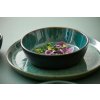 Dineerbord 27 cm, zwart/groen, Bitz