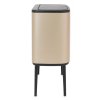 Touch prullenbak TOUCH BIN 3 x 11 l, champagne, Brabantia