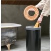 Wasmand 35 l, met kurken deksel, zwart, Brabantia
