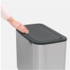 Touch prullenbak BO 3 x 11 l, mat staal, Brabantia