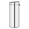 Touch prullenbak TOUCH BIN NEW 30 l, glanzend staal, Brabantia