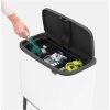 Touch prullenbak BO 3 x 11 l, wit, Brabantia