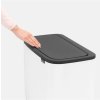 Touch prullenbak BO 3 x 11 l, wit, Brabantia