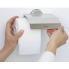 Wc-rolhouder, mat staal, Brabantia