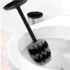 Toiletborstel met houder, mat staal, Brabantia