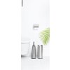 Toiletborstel met houder, wc-rolhouder en reserverolstandaard (set) RENEW, mat staal, Brabantia