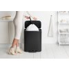 Pedaalemmer BO 60 l, zwart, Brabantia