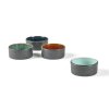 Tapasschaaltje 7,5 cm, set van 4 stuks, zwart, Bitz