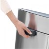 Touch prullenbak TOUCH BIN NEW 10 + 23 l, vingerafdrukbestendig, mat staal, Brabantia
