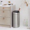 Touch prullenbak TOUCH BIN NEW 10 + 23 l, vingerafdrukbestendig, mat staal, Brabantia