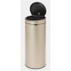Touch prullenbak TOUCH BIN NEW 30 l, champagne, Brabantia