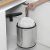 Inbouwprullenbak 15 l, glanzend staal, Brabantia
