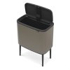 Touch prullenbak BO, 36 l, platina, Brabantia