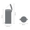 Pedaalemmer NEWICON 30 l, platina, Brabantia