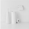 Toiletborstel met houder, wc-rolhouder en reserverolstandaard (set) RENEW, wit, Brabantia
