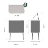 Touch prullenbak BO 36 l, wit, Brabantia