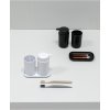 Zeepdispenser en tandenborstelbeker (set), grijs, Brabantia