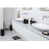 Zeepdispenser en tandenborstelbeker (set), grijs, Brabantia