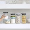 Voorraadbus 1,1 l, met grijs deksel, glas, Brabantia