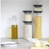 Voorraadbus 1,1 l, met grijs deksel, glas, Brabantia