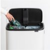 Touch prullenbak BO HI 2 x 30 l, wit, Brabantia
