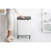 Touch prullenbak BO HI 2 x 30 l, wit, Brabantia