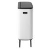 Touch prullenbak BO HI 2 x 30 l, wit, Brabantia