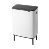 Touch prullenbak BO HI 2 x 30 l, wit, Brabantia