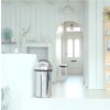 Prullenbak PUSH BIN 60 l, glanzend staal, Brabantia