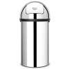 Prullenbak PUSH BIN 60 l, glanzend staal, Brabantia